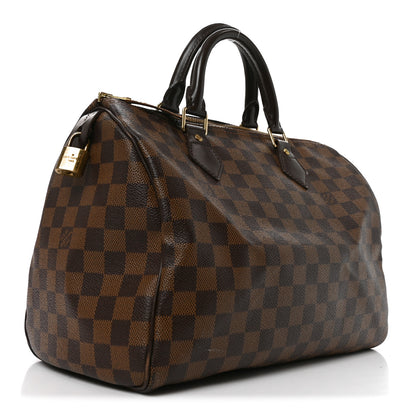 Louis Vuitton Damier Ebene Speedy 30 3 of 10