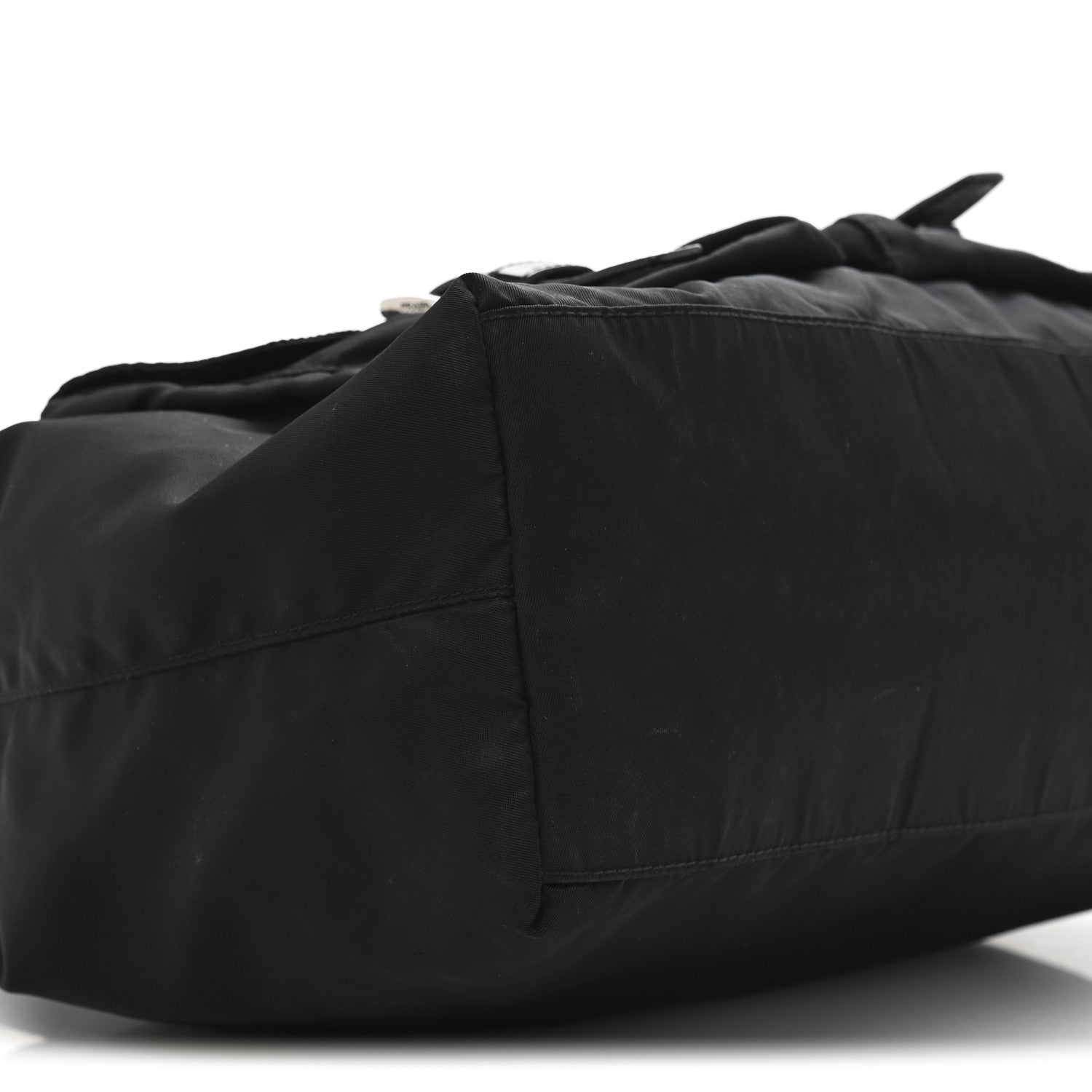 Prada Nylon Vela Drawstring Shopping Tote Black 8 of 12