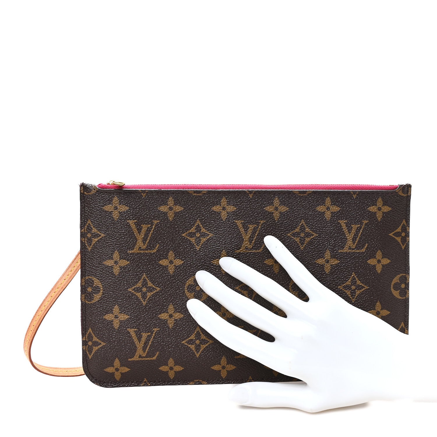 Louis Vuitton Monogram Neverfull MM GM Pochette Pivoine 2 of 6