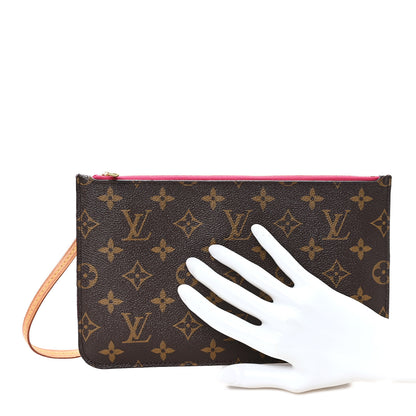 Louis Vuitton Monogram Neverfull MM GM Pochette Pivoine 2 of 6
