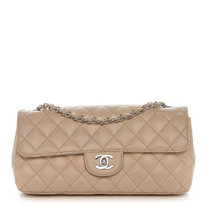 Chanel Caviar East West Flap Beige Clair 1 of 8