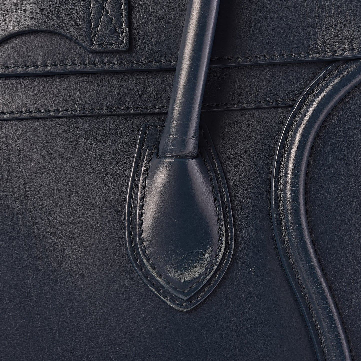 Smooth Calfskin Mini Luggage Deepsea