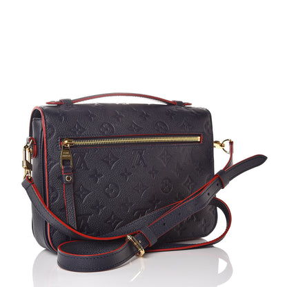 Louis Vuitton Empreinte Pochette Metis Marine Rouge 3 of 9