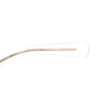 Chanel Gold Plated Acetate Mirror Round Signature Sunglasses 71308 Gold 7 of 8