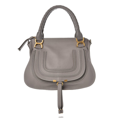 Chloe Calfskin Medium Marcie Satchel Cashmere Grey 1 of 7