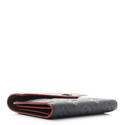 Louis Vuitton Empreinte Victorine Wallet Marine Rouge 4 of 7