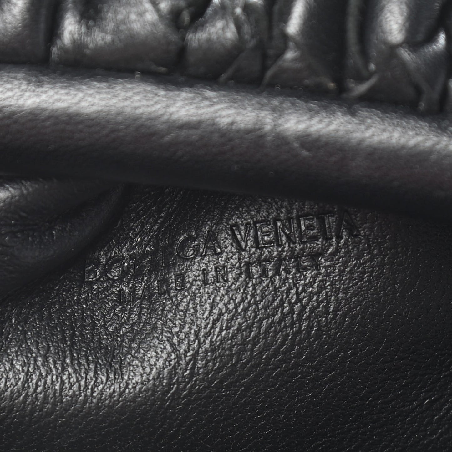 Nappa Intrecciato The Mini Pouch Black