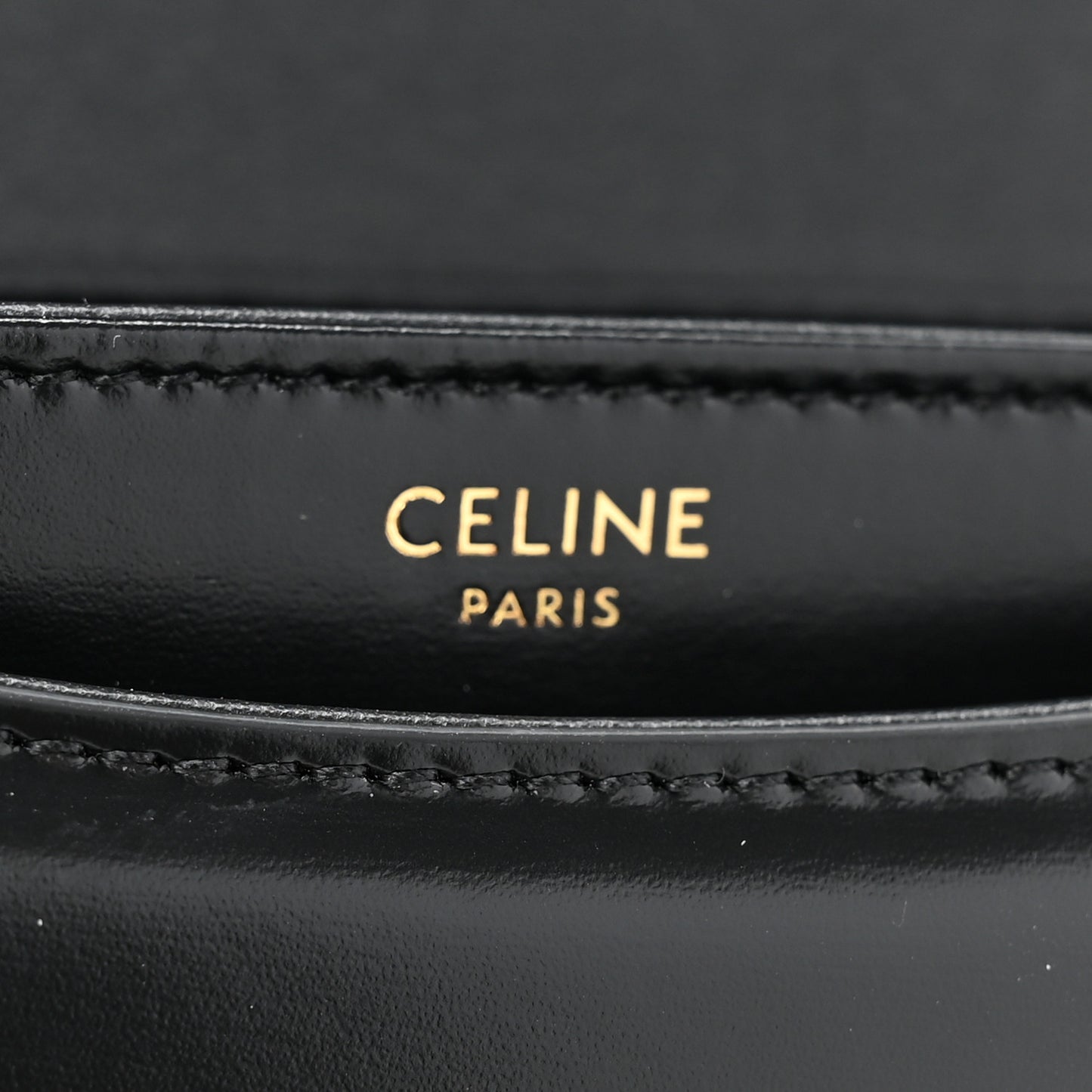 Shiny Calfskin Teen Besace Black