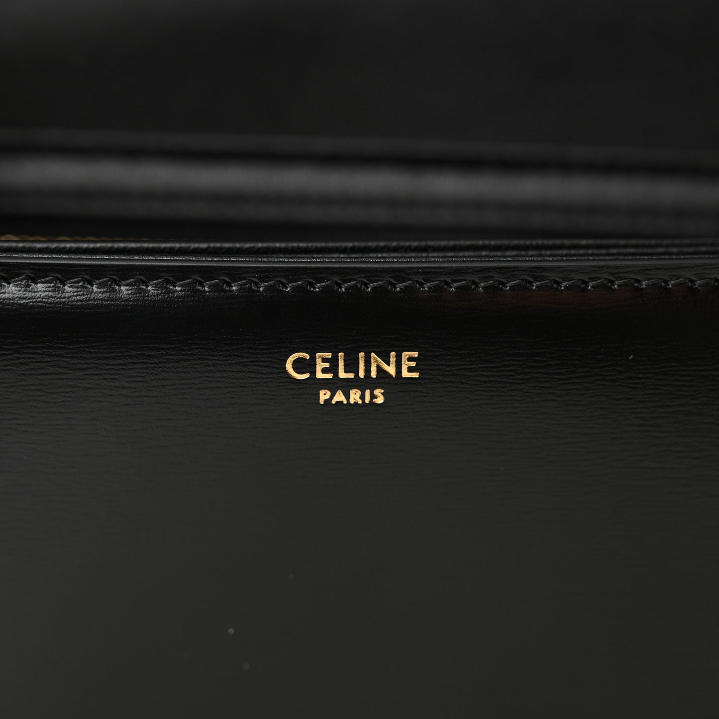 Shiny Calfskin Teen Triomphe Black