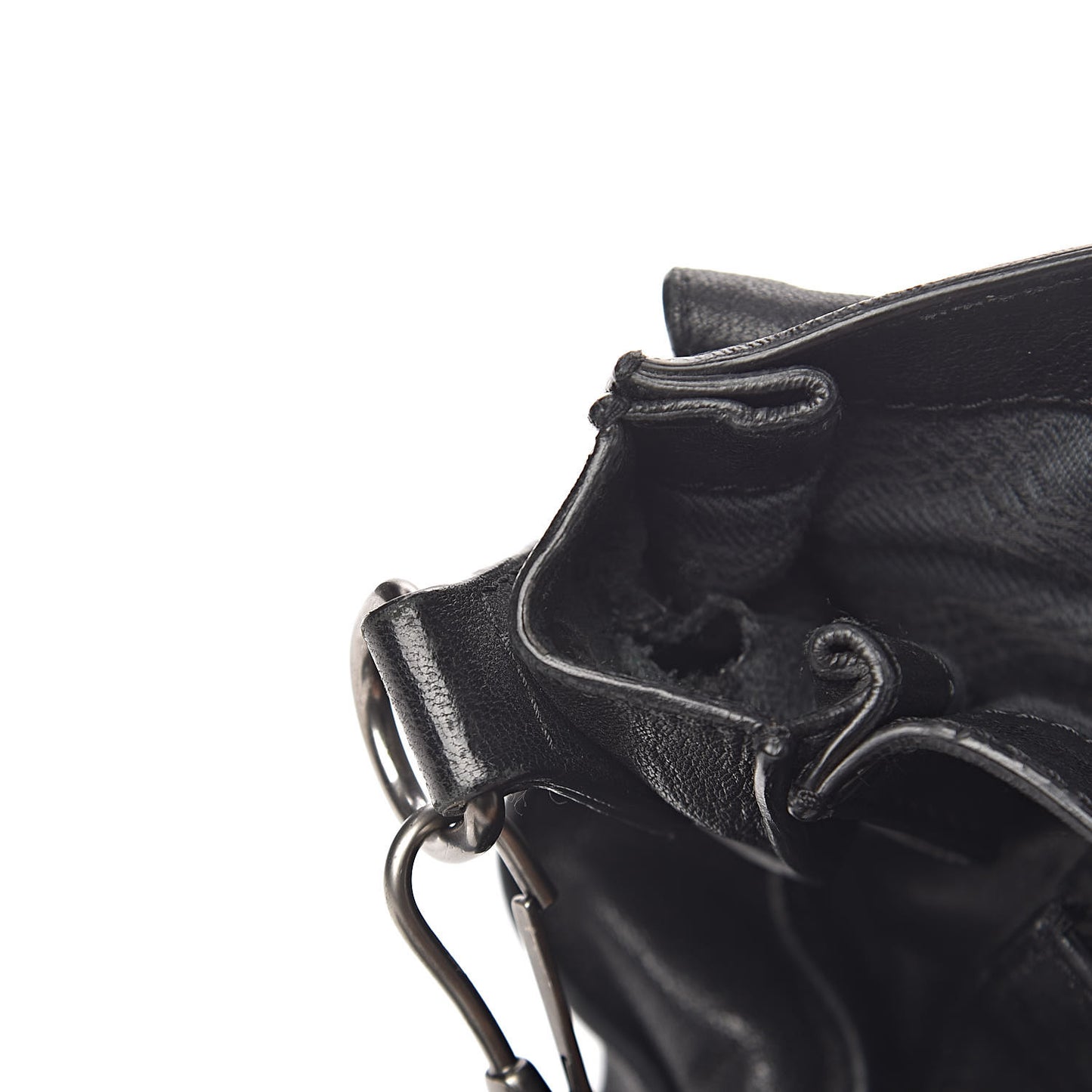 Lambskin PS1 Large Satchel Black