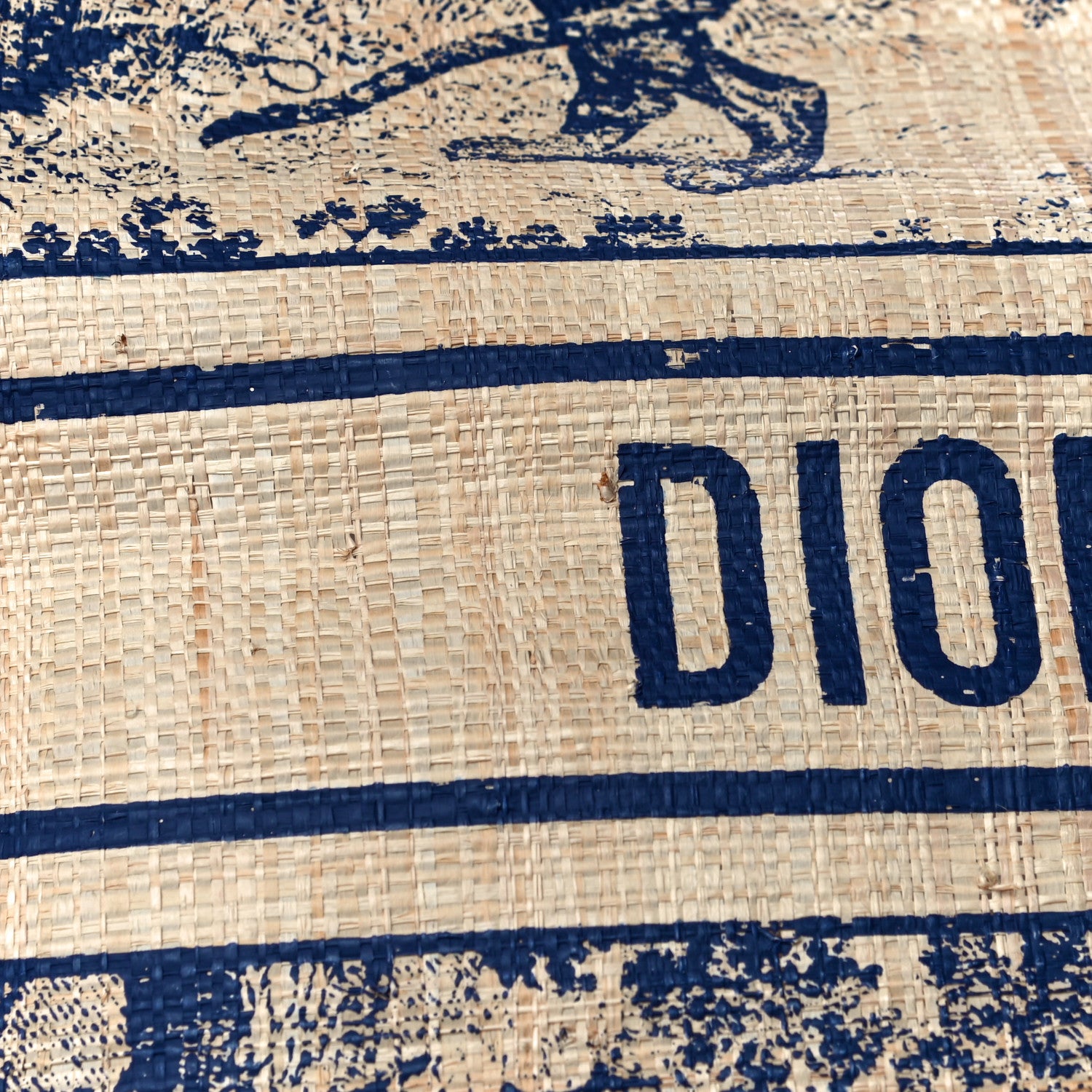 Christian Dior Straw Dioriviera Tote Beige 10 of 11