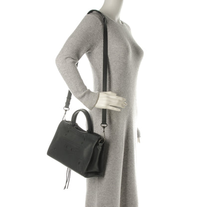 Balenciaga Veau Soyeux Perforated Blackout Hardware S City Gris Fossile 4 of 8