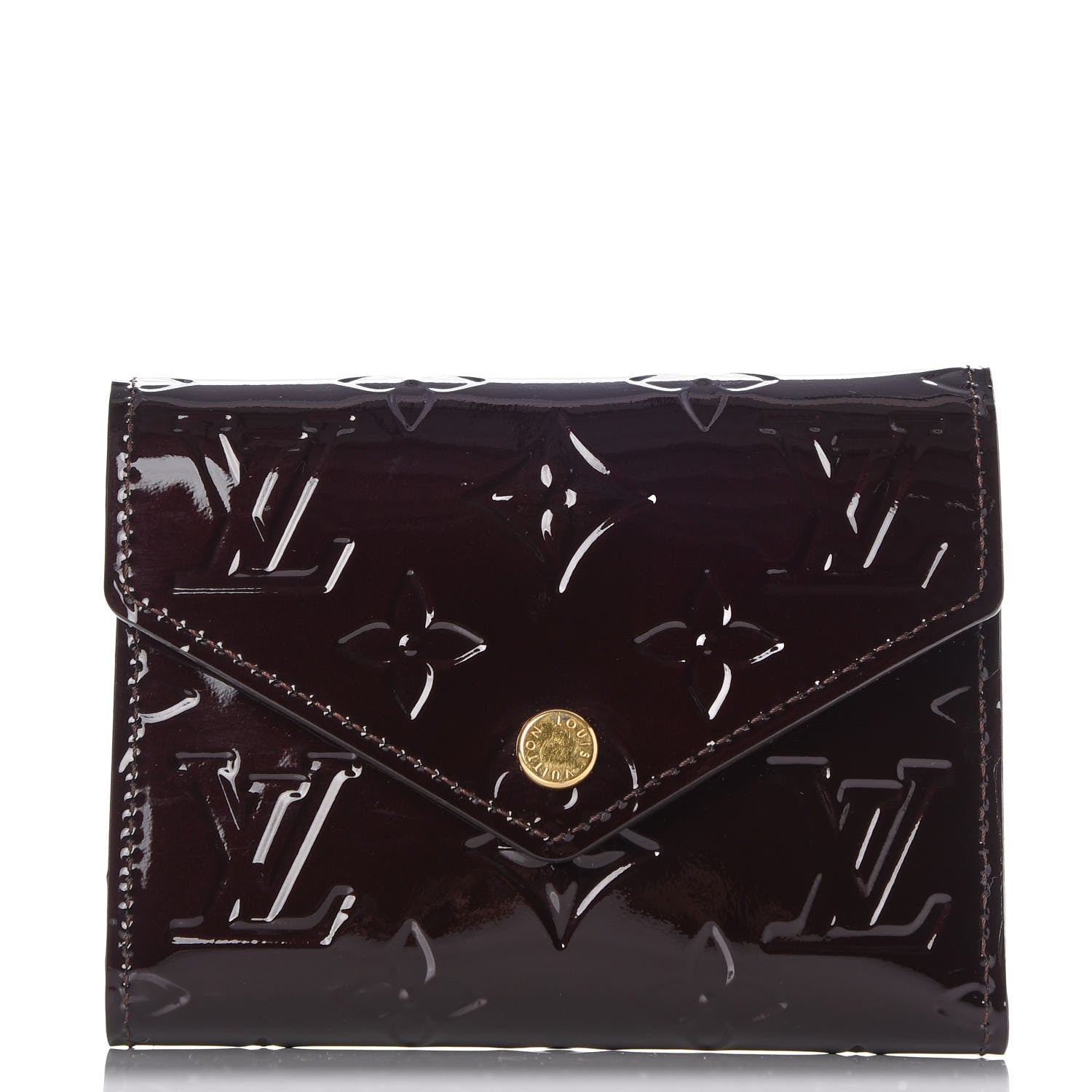 Louis Vuitton Vernis Victorine Wallet Amarante 1 of 9