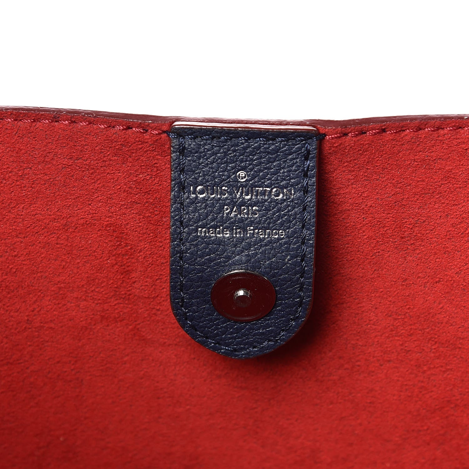 Louis Vuitton Calfskin Lockmeto Marine Rouge 6 of 10