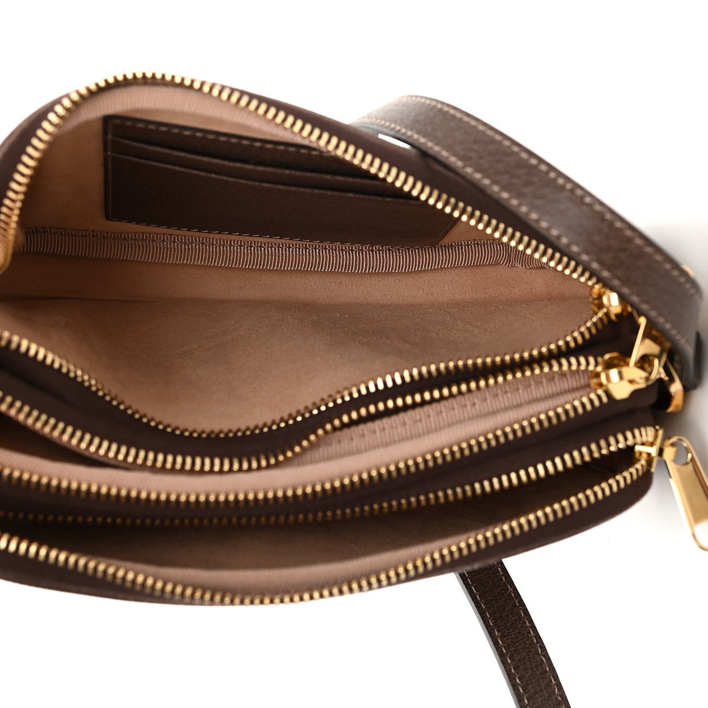 GG Supreme Monogram Web Mini Ophidia GG Bag Brown