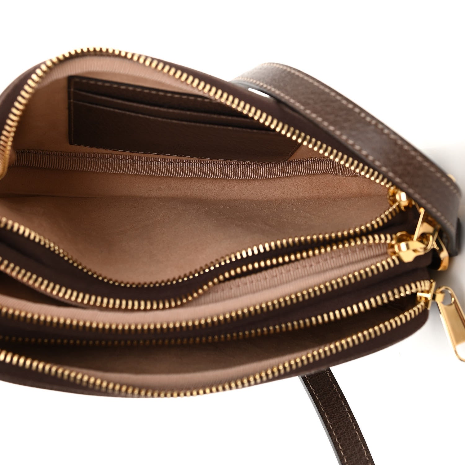 Gucci GG Supreme Monogram Web Mini Ophidia GG Bag Brown 7 of 14