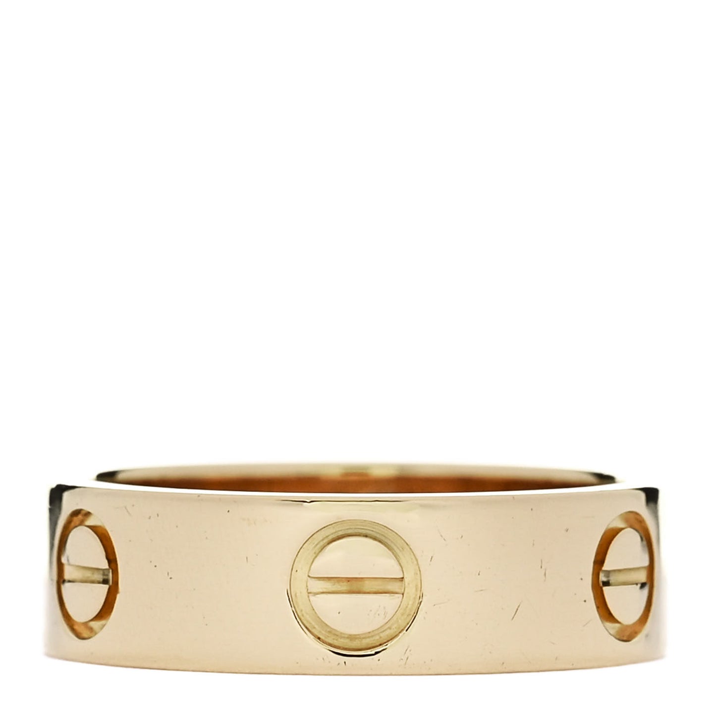 18K Yellow Gold 5.5mm LOVE Ring 53 6.5