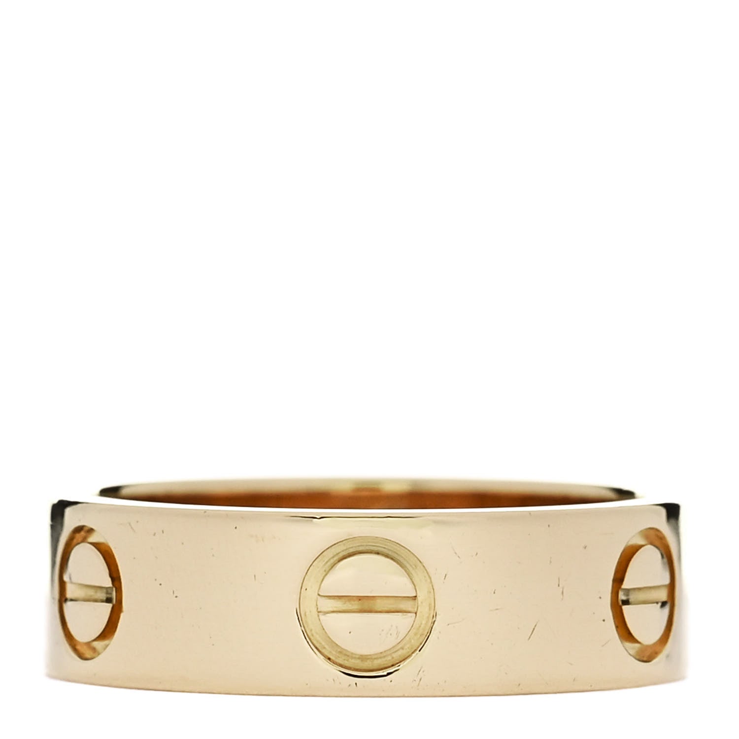 Cartier 18K Yellow Gold 5.5mm LOVE Ring 53 6.5 1 of 4