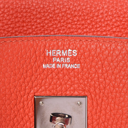 Hermes Togo Birkin 35 Capucine 10 of 35