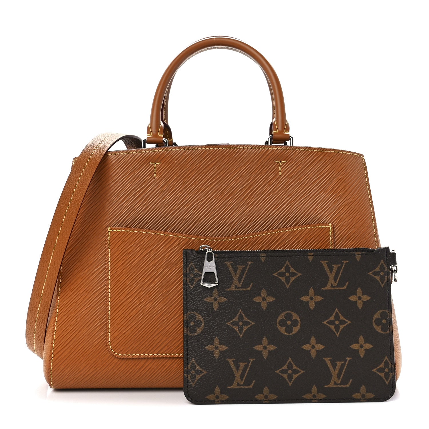 Louis Vuitton Epi Marelle Tote MM Gold Honey 1 of 12