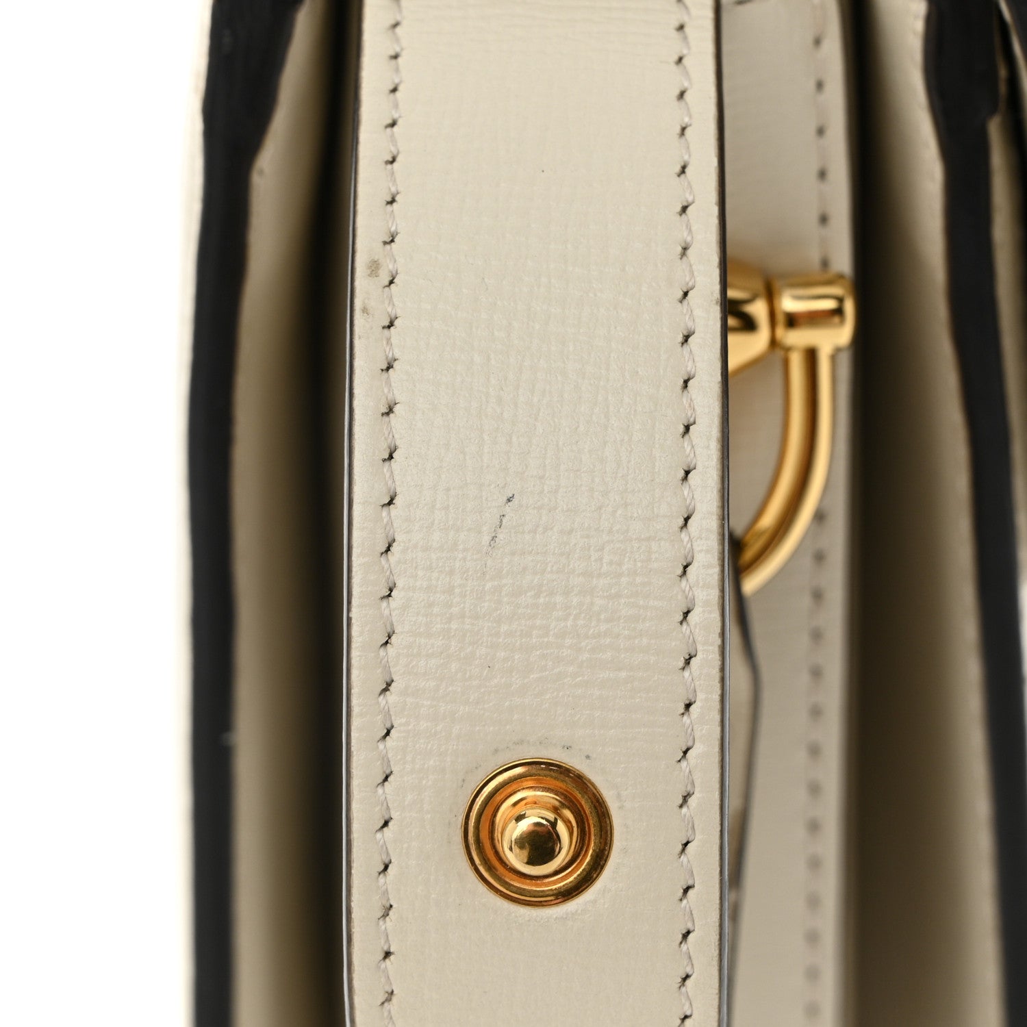 Gucci GG Supreme Monogram Horsebit 1955 Shoulder Bag Beige Mystic White 11 of 11
