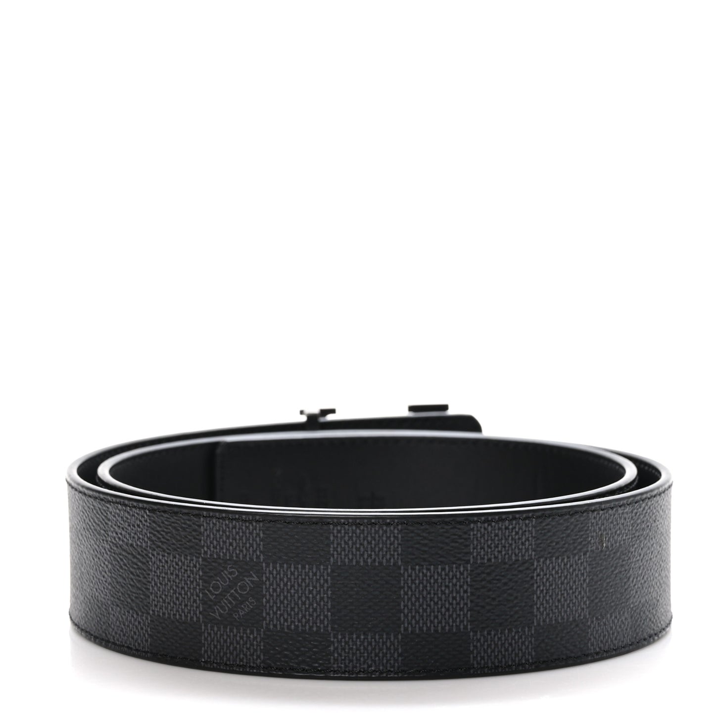 Damier Graphite 40mm LV Initiales Belt 85 34