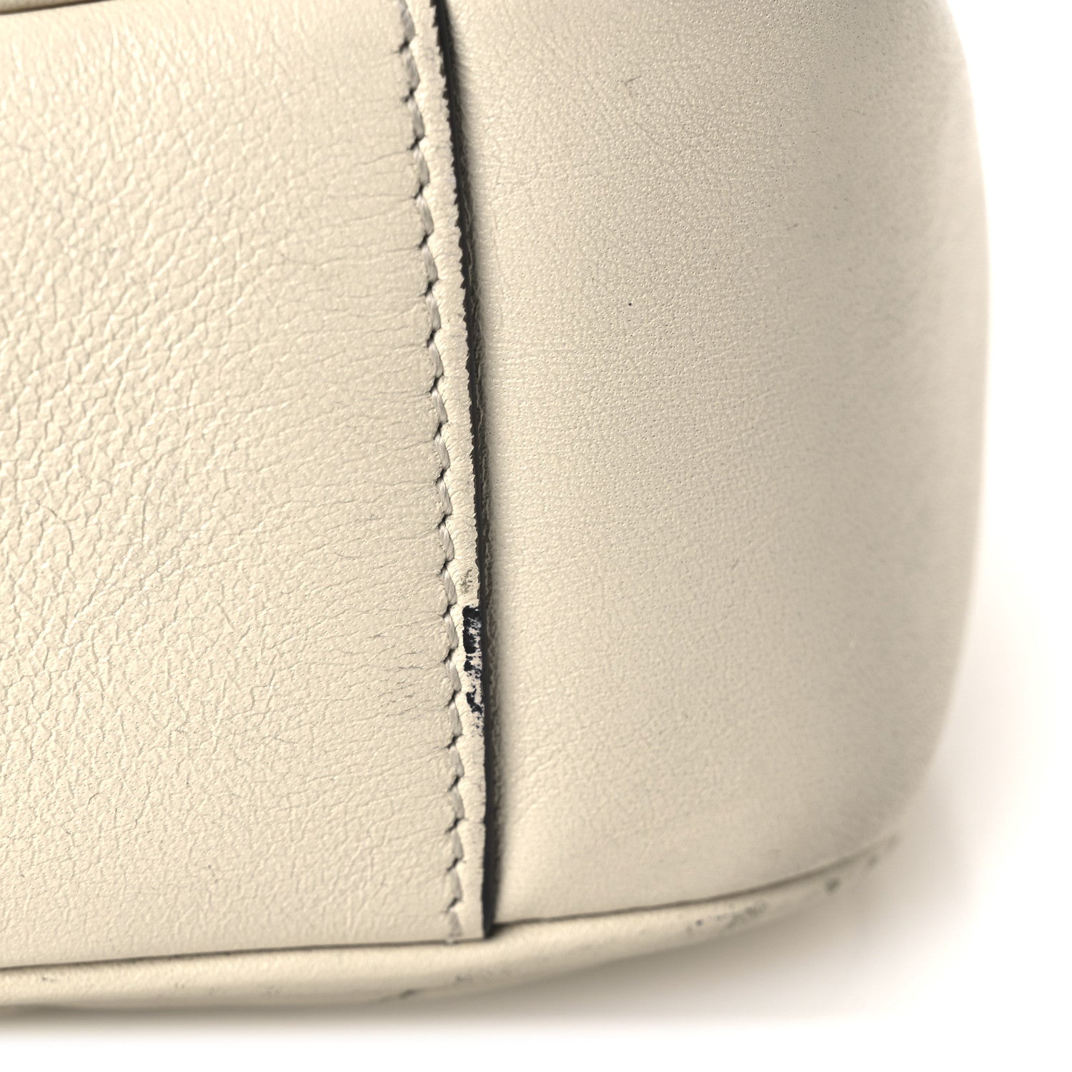 Gucci Calfskin Matelasse Mini GG Marmont Shoulder Bag White 13 of 17