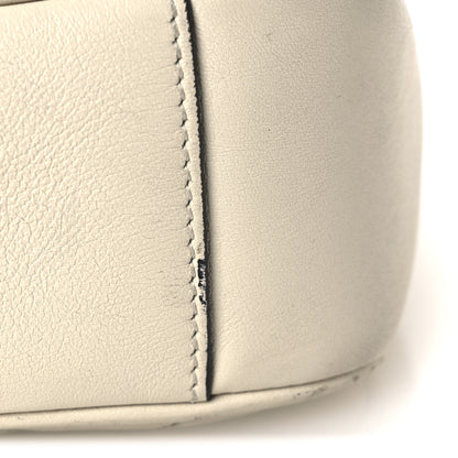 Gucci Calfskin Matelasse Mini GG Marmont Shoulder Bag White 13 of 17