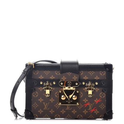 Louis Vuitton Monogram Petite Malle Black 1 of 10
