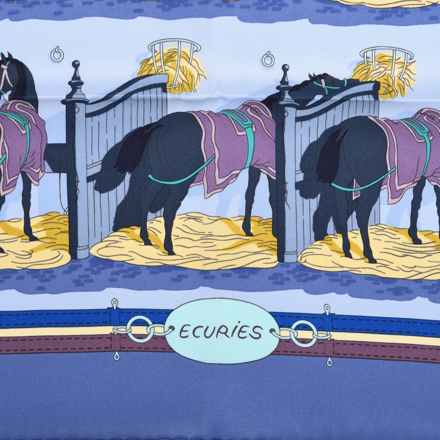 Silk Ecuries Scarf 70