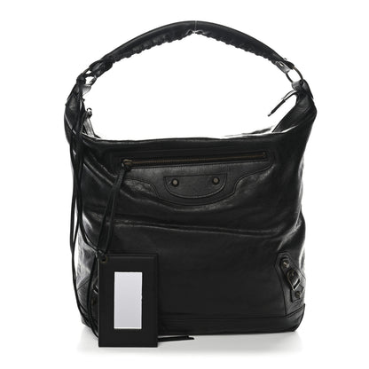 Balenciaga Agneau Classic Hardware Day Hobo Black 3 of 11