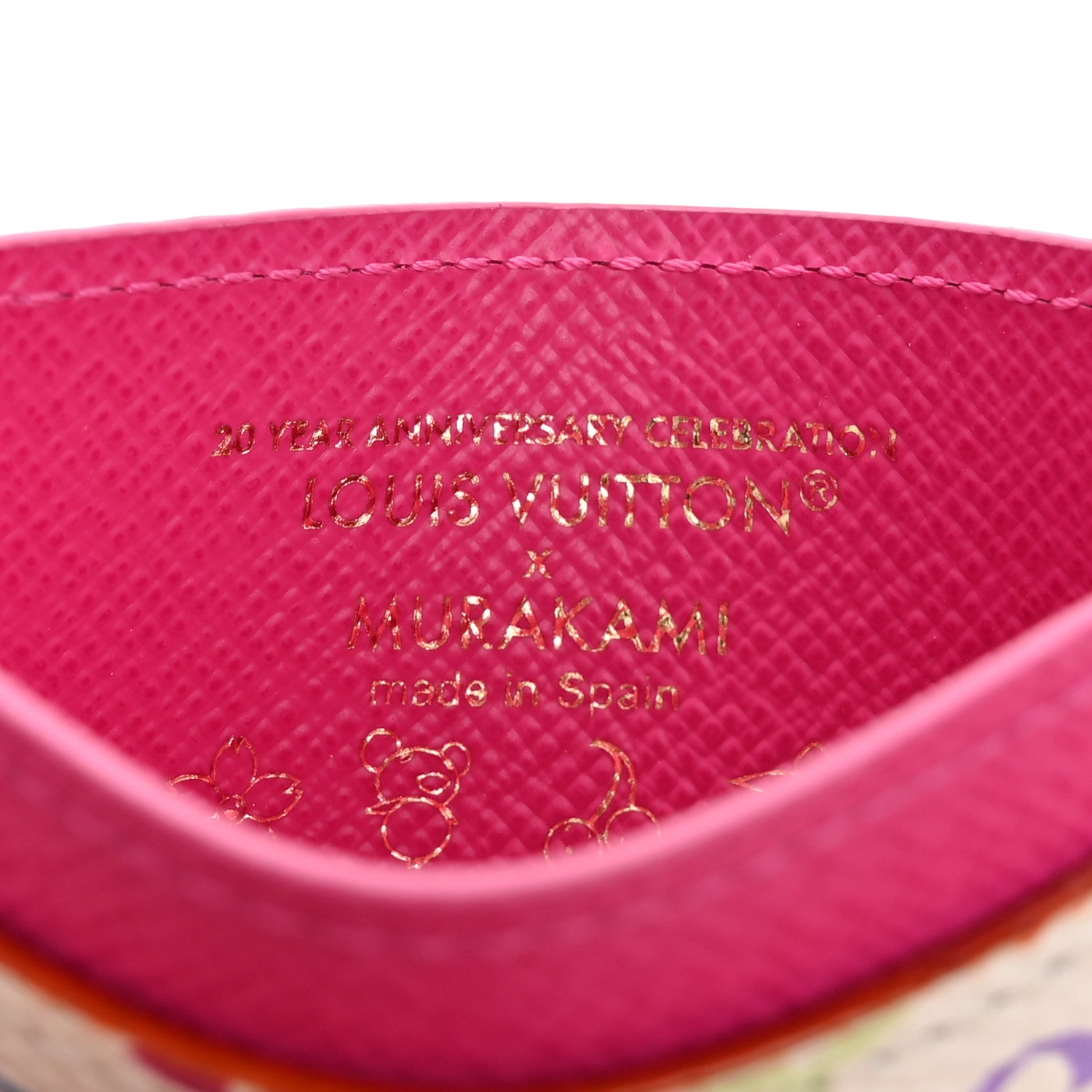 Louis Vuitton LV X TM Monogram Multicolor Card Holder Kawaii Pink 6 of 7