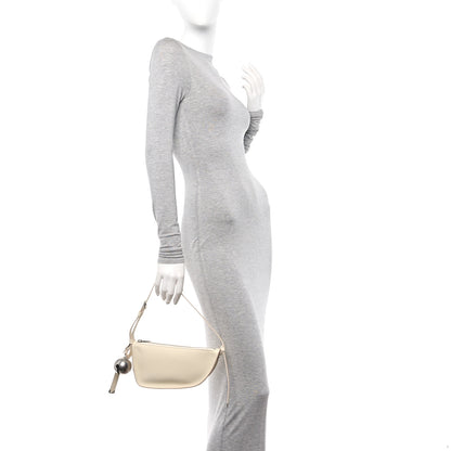 Burberry Calfskin Mini Shield Sling Bag Pearl 2 of 10