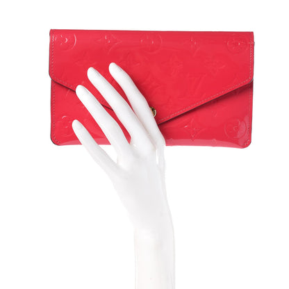 Louis Vuitton Vernis Jeanne Wallet Hot Pink 2 of 9