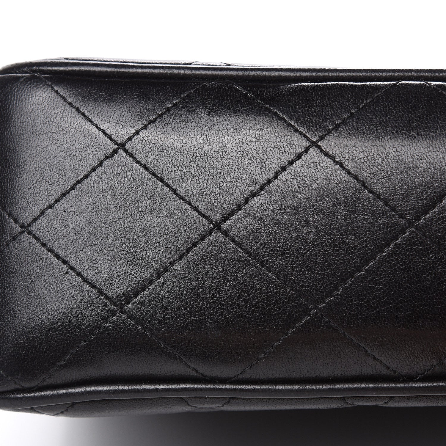 Chanel Lambskin Quilted Jumbo Single Flap Black 12 of 21
