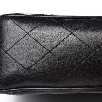 Chanel Lambskin Quilted Jumbo Single Flap Black 12 of 21