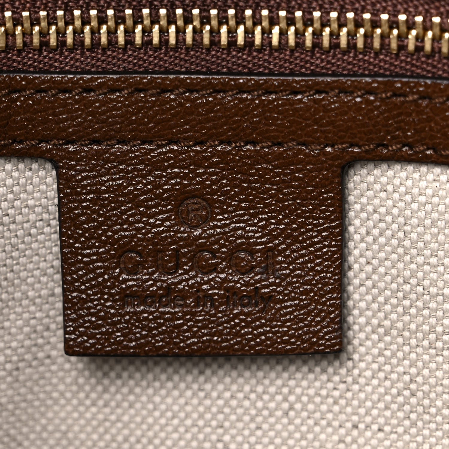 Gucci Monogram Calfskin Large Horsebit 1955 Tote Bag Beige Brown Sugar 6 of 13