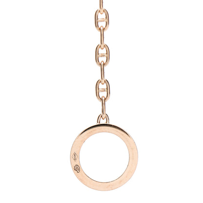 Hermes 18K Rose Gold Diamond Chaine D'Ancre Contour Bracelet ST 5 of 5