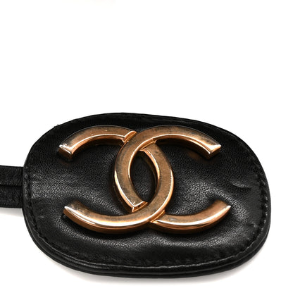 Chanel Grained Calfskin Quilted Drawstring Bucket Bag Black 13 of 13