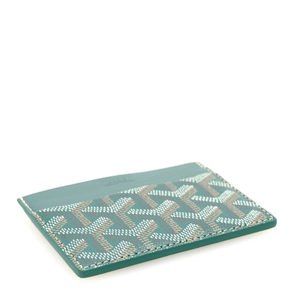 Goyard Goyardine Saint Sulpice Card Holder Green 4 of 6