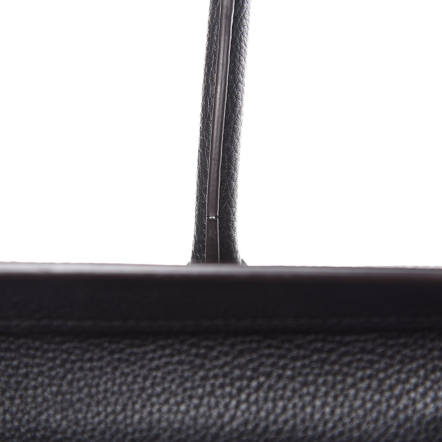 Drummed Calfskin Micro Luggage Black
