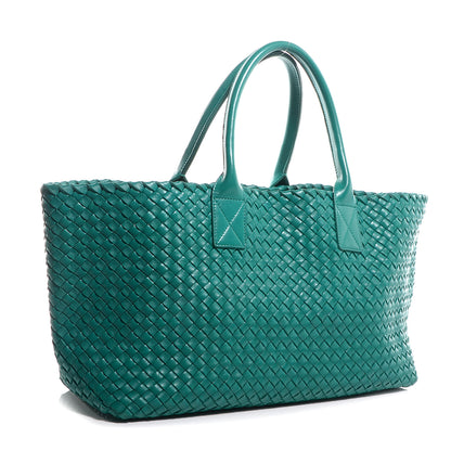 Bottega Veneta Nappa Intrecciato Medium Cabat Lagoon 3 of 9