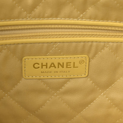Chanel Shiny Caviar Quilted Small Chanel 22 Yellow 8 of 10