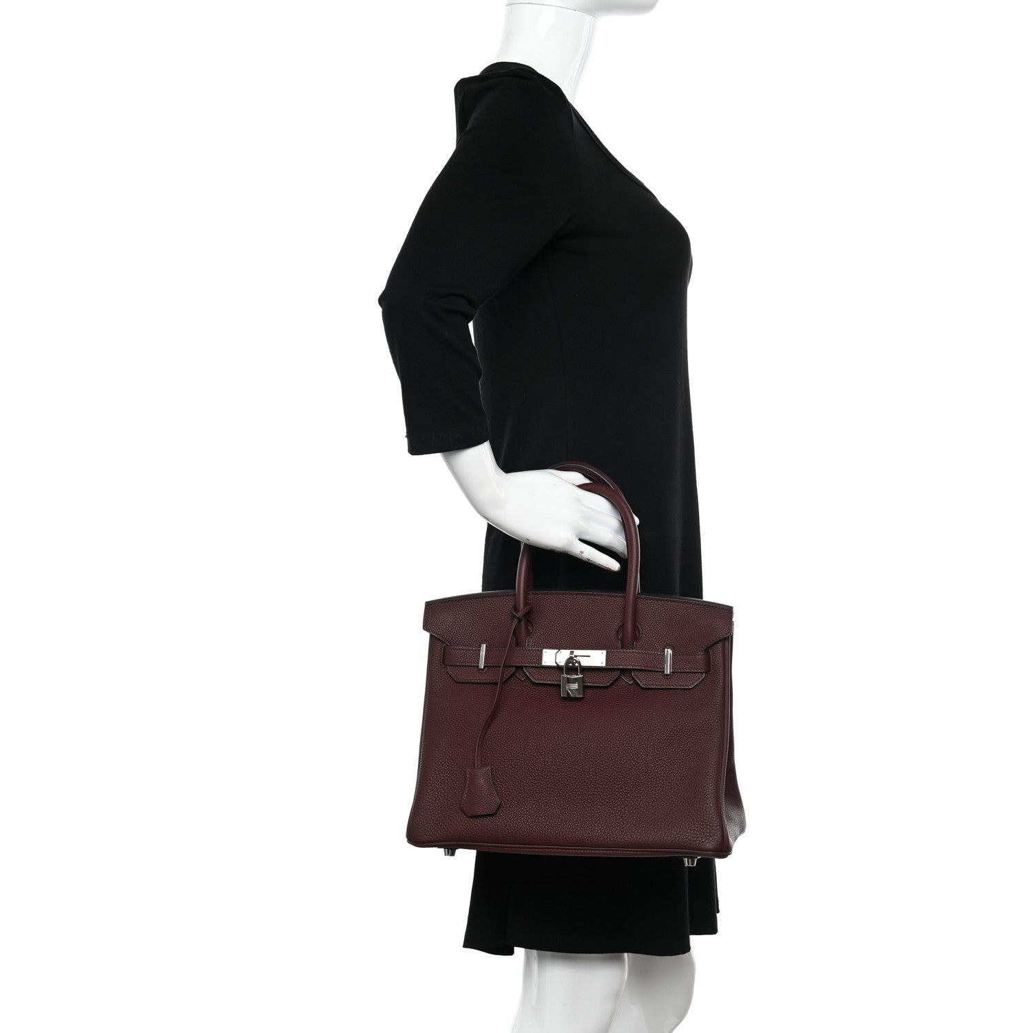 Hermes Togo BIRKIN 30 Rouge H 2 of 11