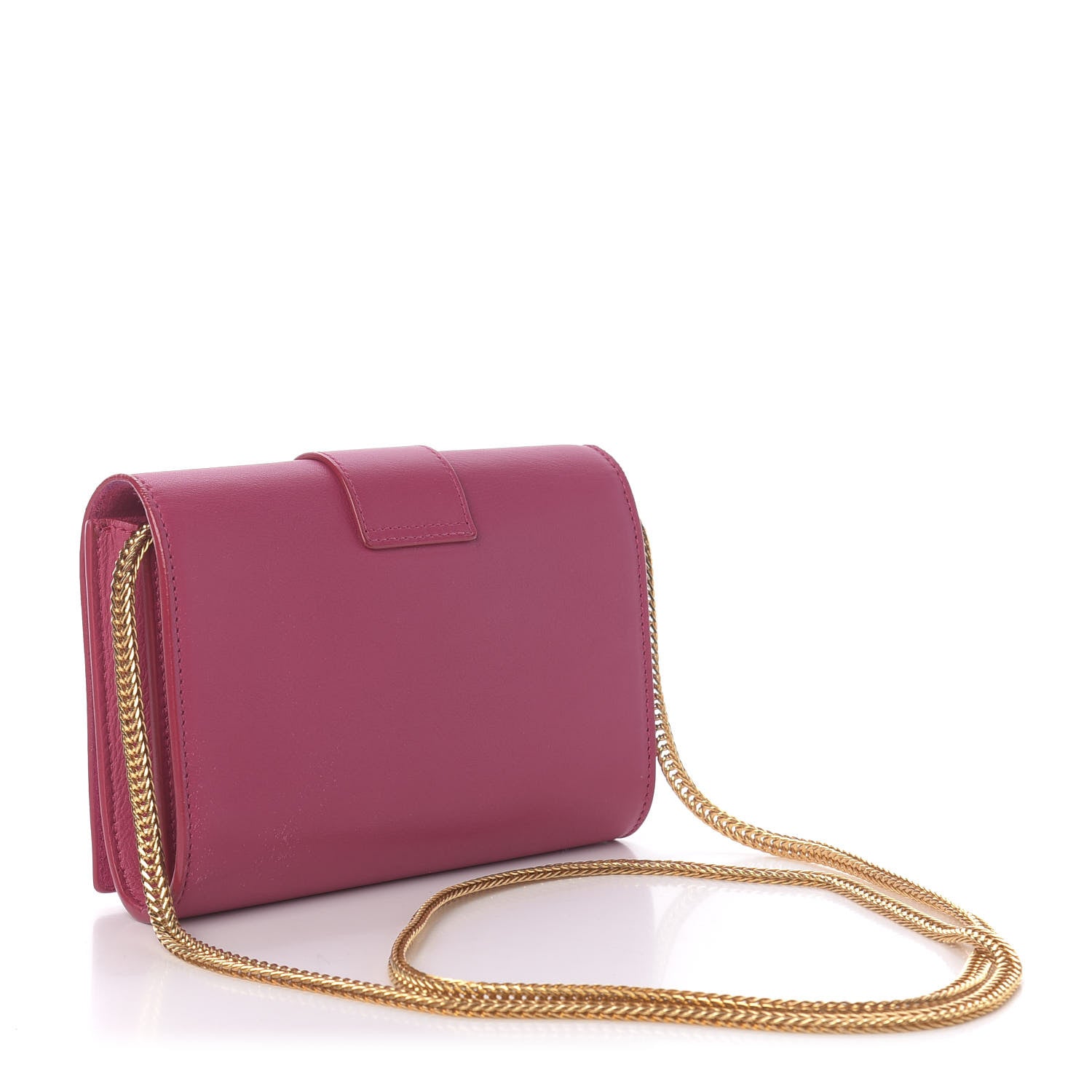 Saint Laurent Calfskin Small Classic Y Satchel Fuchsia 1 of 14