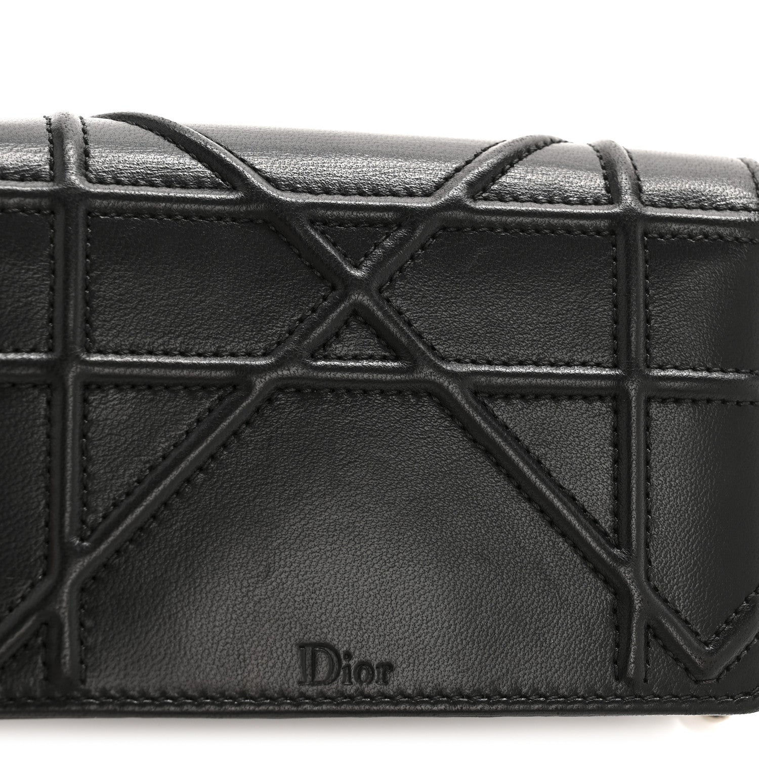 Christian Dior Lambskin Baby Diorama Flap Bag Black 13 of 13