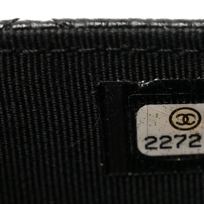 Chanel Caviar Quilted Flap Card Holder Black 8 of 8