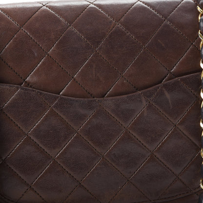 Chanel Lambskin Medium Double Flap Brown 15 of 17