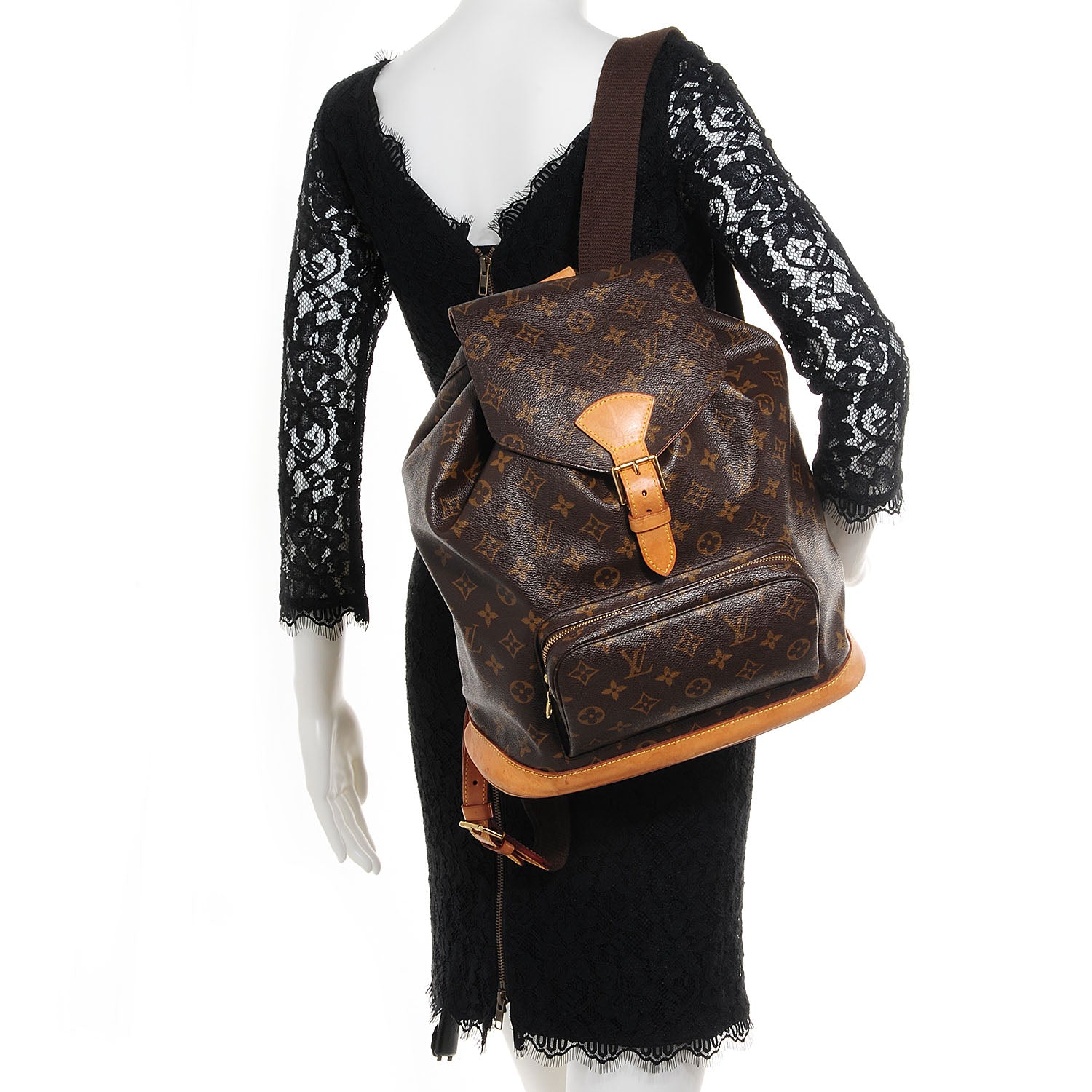 Louis Vuitton Monogram Montsouris GM Backpack 2 of 7