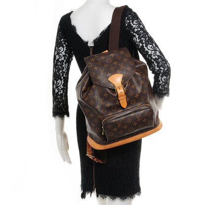 Louis Vuitton Monogram Montsouris GM Backpack 2 of 7